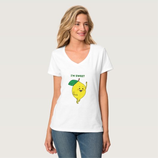 De zoete citroen - Fruit Edition T-shirt (Voorkant volledig)