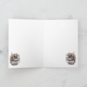 De zoete Eekhoorn dankt u Bedankkaart (Binnen)