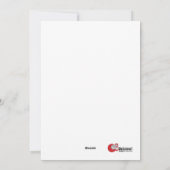 De zoete Kaart van de Foto van Kerstmis van het (Achterkant)