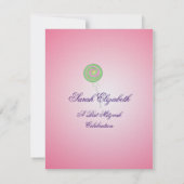 De Zoete Knuppel Mitzvah van het snoep Kaart (Achterkant)