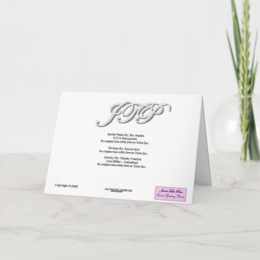 De Zoete Kussen van de aardbei Kaart (Achterkant)