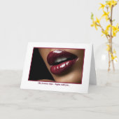 De Zoete Kussen van de aardbei Kaart (Gele Bloem)