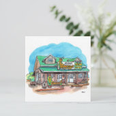 De zoete maïs van Kernel Simpson Kaart (Staand voorkant)