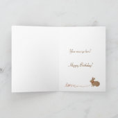 De zoete Oude Kaart van de Verjaardag van de (Binnen)