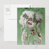 De zoete smaak van de dood briefkaart (Voorkant / Achterkant)