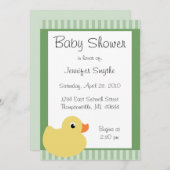 De zoete Uitnodigingen van het Baby shower van de (Voorkant / Achterkant)