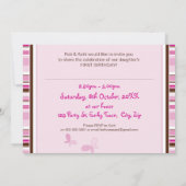 DE ZOETE VERJAARDAG VAN DE FOTO NODIGT: UIT: gunst Kaart (Achterkant)