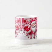 De zoete verrassing van de kerstman koffiemok (Center)