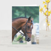 De zoete Wenskaarten van het Paard van Morgan Kaart (Gele Bloem)