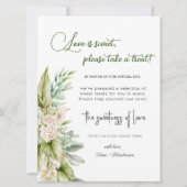 De zoetheid van Liefde Charmant Trouwbord (Voorkant)