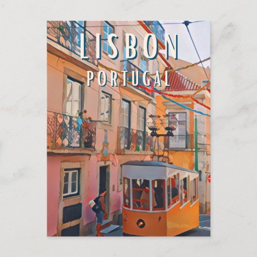 De zoetkracht van Lissabon Briefkaart (Voorkant)