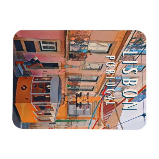 De zoetkracht van Lissabon Magneet (Horizontaal)