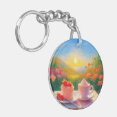 De zoetste namiddag van de dag Acryl Sleutelhanger (Voorkant Links)