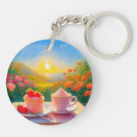 De zoetste namiddag van de dag Acryl Sleutelhanger