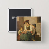 De Zof Player Vierkante Button 5,1 Cm (Voorkant /achterkant)