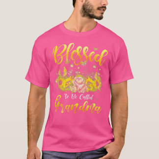 De zogenoemde oma Sunflower Lovers Gran T-shirt