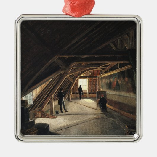 De zolder van een Museum Metalen Ornament (Voorkant)