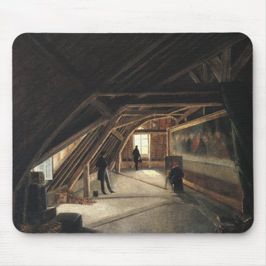 De zolder van een Museum Muismat (Voorkant)