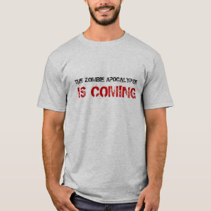 De Zombie Apocalyps komt Shirt aan.