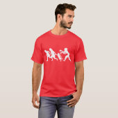 De Zombie Chase T-shirt (Voorkant volledig)