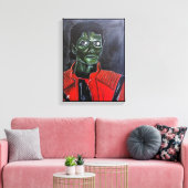 De Zombie Schilderij door Alfred Fox Canvas Afdruk (Insitu (Woonkamer))