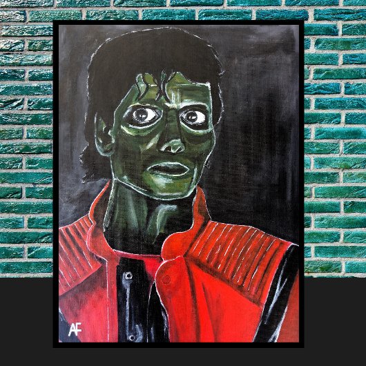 De Zombie Schilderij door Alfred Fox Canvas Afdruk