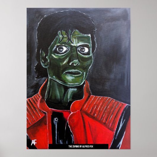 De Zombie Schilderij door Alfred Fox Poster (Voorkant)