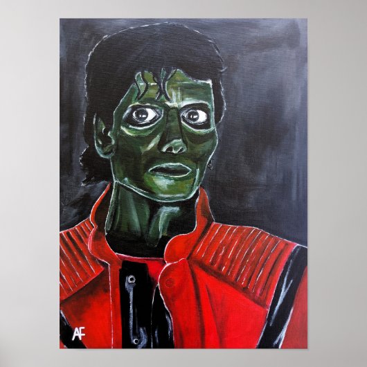 De Zombie Schilderij door Alfred Fox Poster (Voorkant)