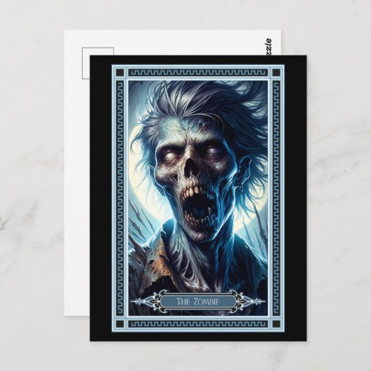 De Zombie Tarot Kaart (Voorkant / Achterkant)