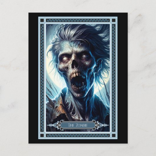 De Zombie Tarot Kaart (Voorkant)