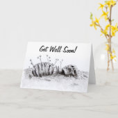 De zombie wordt goed spoedig kaart (Gele Bloem)