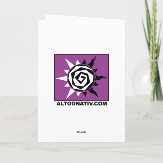 De zombieën zijn de Echte Kaart van Groeten (Achterkant)