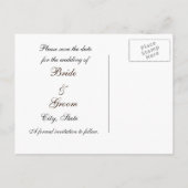 De Zomdag sparen het Briefkaart van de Datum (Achterkant)