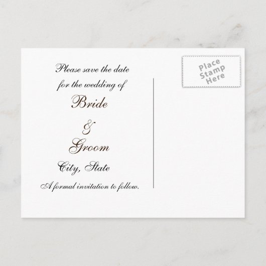 De Zomdag sparen het Briefkaart van de Datum (Achterkant)