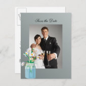 De Zomdag sparen het Briefkaart van de Datum (Voorkant / Achterkant)