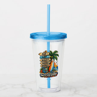 De Zomer Afscheid Acryl Drinkbeker