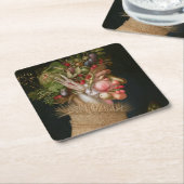 De zomer, Arcimboldo Kartonnen Onderzetters (Schuin)