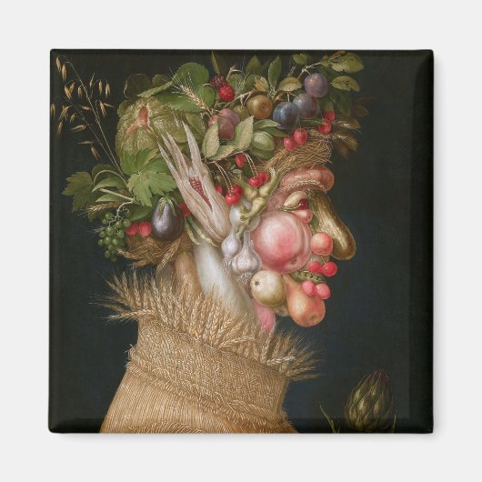 De zomer, Arcimboldo Magneet (Voorkant)