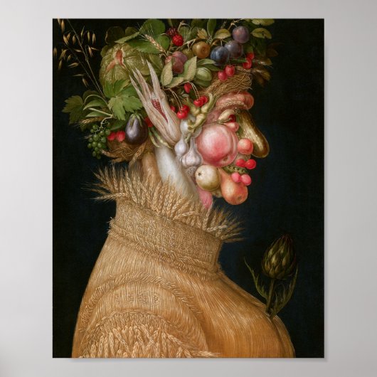 De zomer, Arcimboldo Poster (Voorkant)