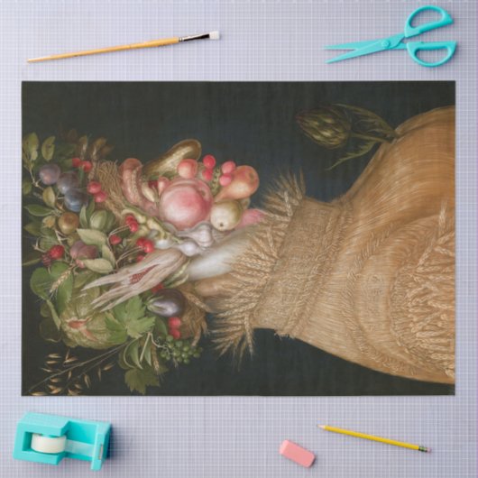 De zomer, Arcimboldo Tissuepapier (Craft)