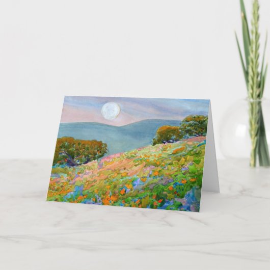 de zomer avond kaart (Voorkant)