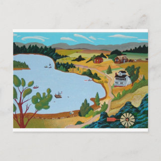 De zomer bij Meer George Briefkaart