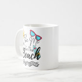 De zomer brengt me naar de strand koffiemok (Voorkant links)