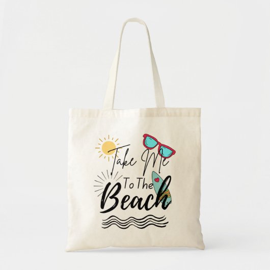 De zomer brengt me naar de strand tote bag (Voorkant)