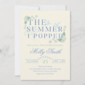 De zomer dat ik Baby shower knalde Kaart (Voorkant)