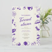 De zomer dat ik elf jaar werd, was ik elf jaar kaart (Staand voorkant)