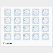 De zomer dat ik veertien werd 14e verjaardag vierkante sticker (Vel)