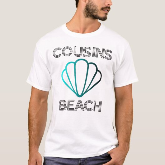 De zomer die ik maakte | Perzons Beach Blue T-shirt (Voorkant)