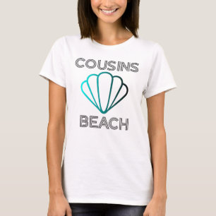 De zomer die ik  maakte   Perzons Beach Blue T- T-shirt