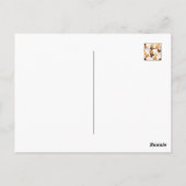 De zomer die in Herfst najaar wordt samengevouwen  Briefkaart (Achterkant)